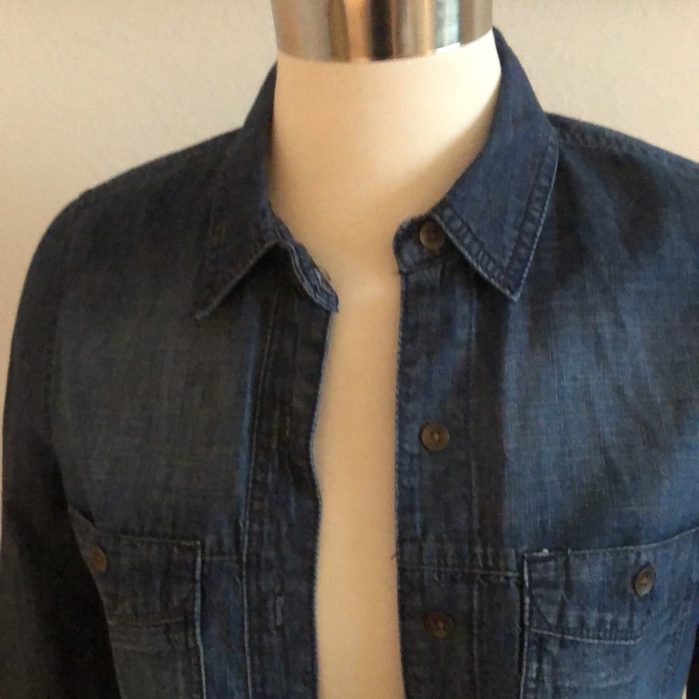 GAP Denim shirt button up Size XS - Picture 4 of 8